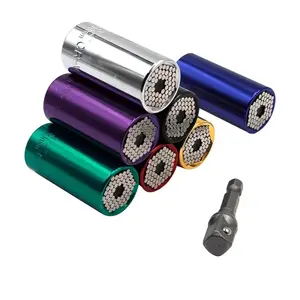 Colorful magic socket screw wrench multi-function ratchet wrench hand drill screw tool set