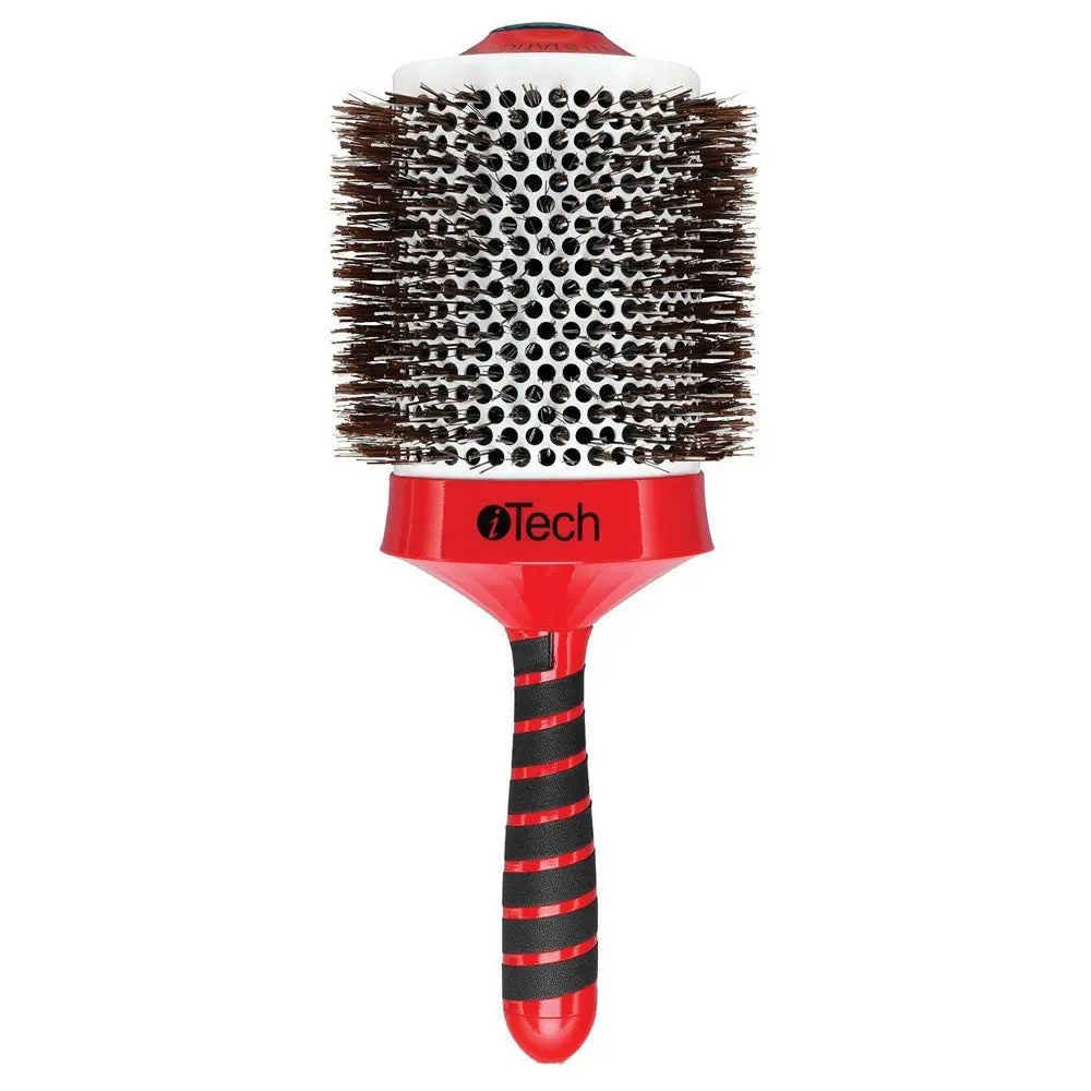 Boar & Nylon Bristle w/ Magnetic Therapy Handle, 6 Sizes Available