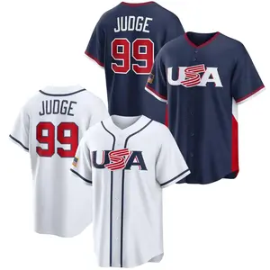 Navy and White Men's 99 USA Baseball Jersey 2026 World Baseball Shirt, WBC 2026 Jersey Baseball, Shirt Unisex Full Size S- 4XL, National Sports Fan Jersey Shirt, Gifts