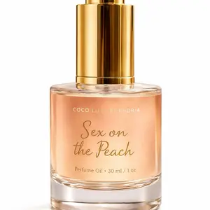 Sex on the Peach Perfume Oil – Juicy Peach Vanilla Amber Fragrance | Long Lasting Sweet Gourmand Skin Scent for Women | Luxury Perfume Oil by Coco Luxe Euphoria