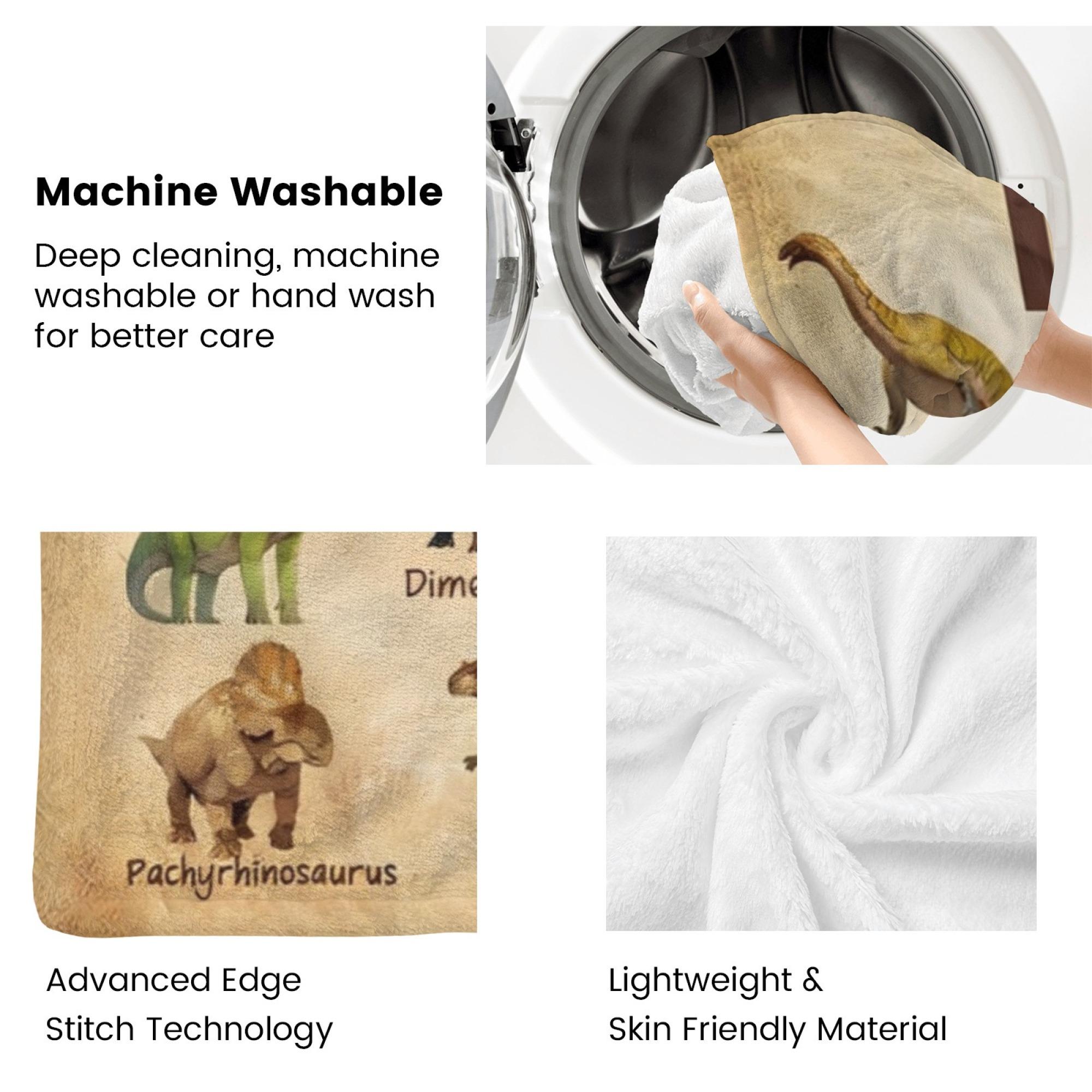 Dinosaur Blanket Gift for Boys Girls,Types of Dinosaurs Blanket Gifts Ultra Soft Dino Throw Decor for Couch Sofa Bedroom, Gifts for Dinosaur Lover for Birthday Christmas,40"x50"