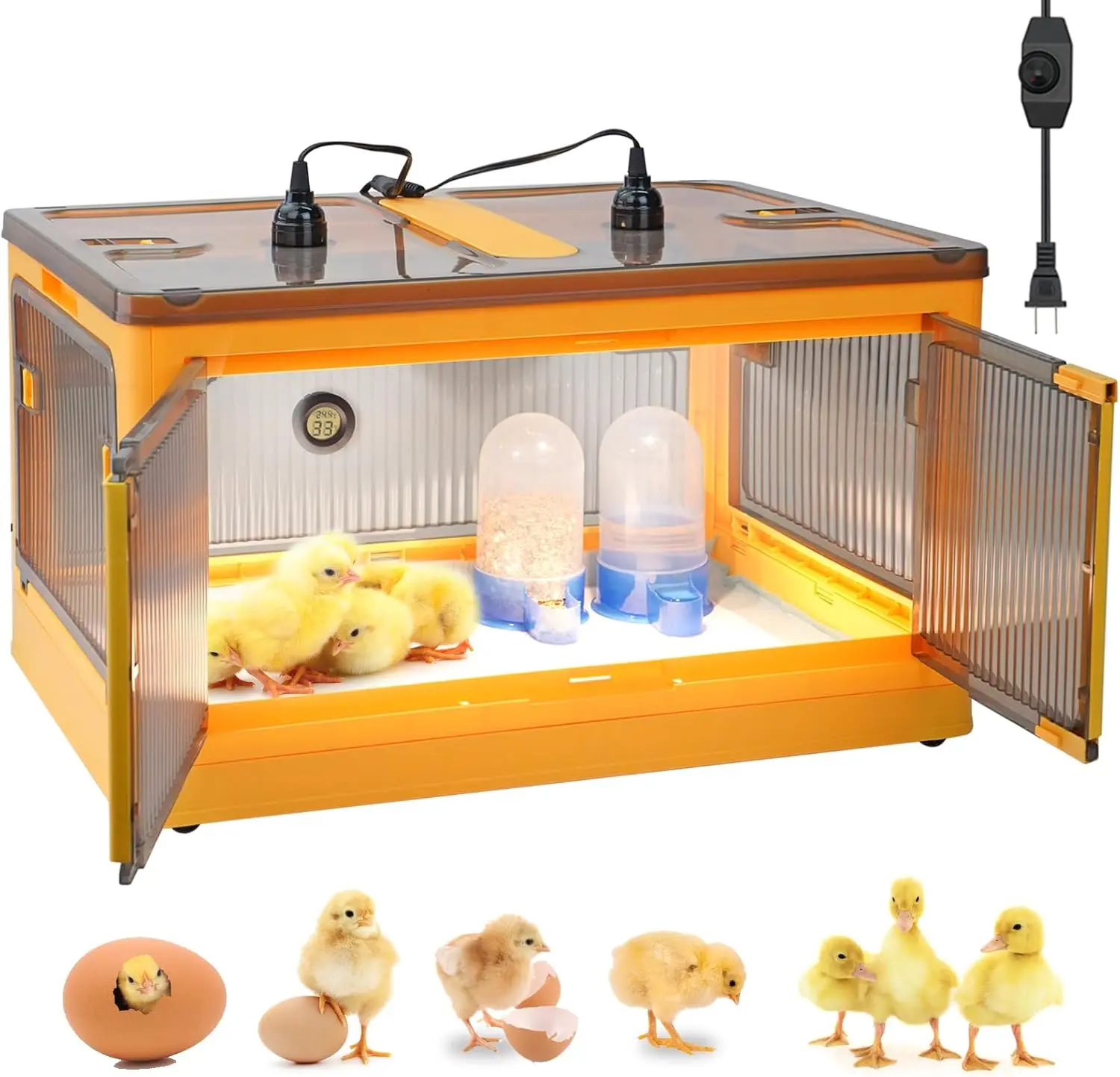 Brooder Box for Chicks Chicken Brooder Box Kit with Heater Chicks ...