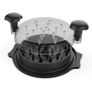 Chicken Shredder, 10" Pro Chicken Breast Shredder Tool Twist, Visible Meat Shredder,  Anti-Slip Strip,  Handle, , Suitable for Chicken Pork Beef, Large Size