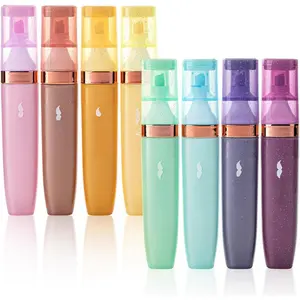 - Glitter Highlighters, 8 Pack, Pastel & Metallic Colors, Chisel Tip Glitter Highlighter Markers for Journaling, Notes, Planners & Creative Highlighting
