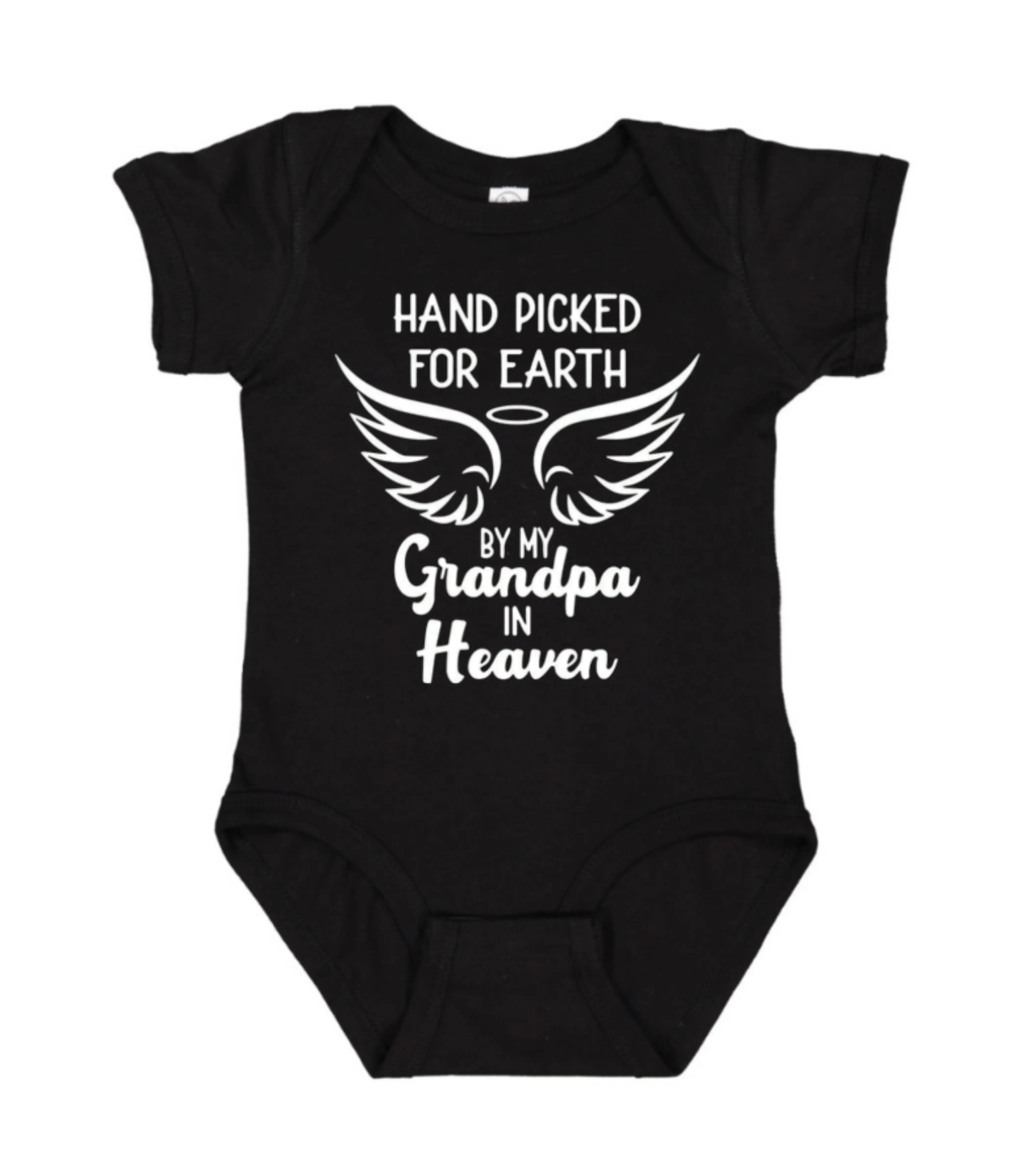 Hand Picked for Earth by my Grandpa Onesie, Pregnancy Announcement Gift, Cotton Baby Clothes, Funny Bodysuit