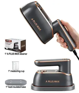 2-in-1 Handheld Portable Steam Iron & Garment Steamer - Fast Heat-Up, Large Soleplate, 150ml Water Tank, Lightweight Household Travel Wrinkle Remover, Holiday Gift
