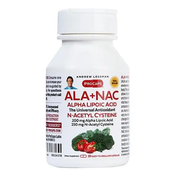 Andrew Lessman Alpha Lipoic Acid with N-Acetyl Cysteine - 30 Capsules