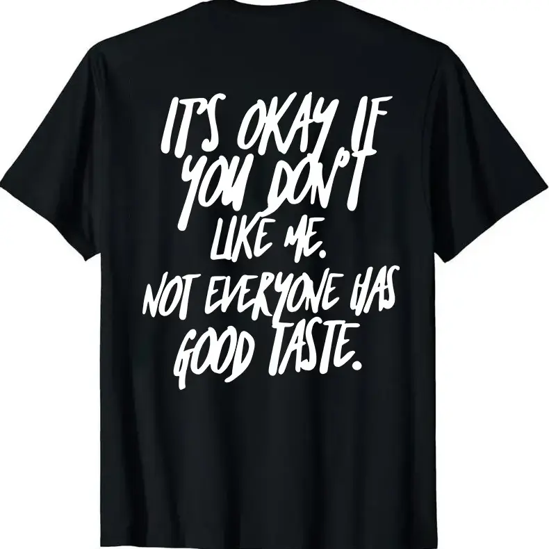 Women's Breathable Loose Tailored Graphic Print Pullover Hoodie - Funny Attitude Quote Sweatshirt - Machine Washable, Not Everyone Has Good Taste Sports Top