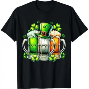 Humorous Irish Ireland St Patricks Day Drinking Party T Shirt For Men and Women