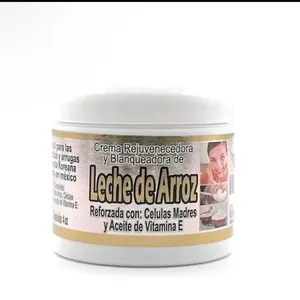 CREMA MEXICANA Rice Milk Facial Cream with Vitamin E - Korean Formula Made in Mexico for Radiant, Moisturizing Skin - Skincare, Moisturizers, Luxury