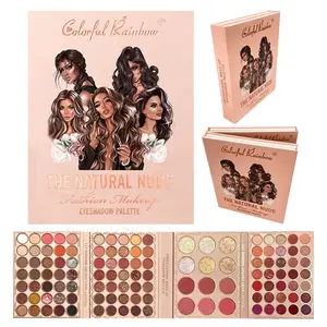 Colorful Rainbow The Natural Nude Mega Eyeshadow Palette - 300 Blendable Tones Ultra Pigmented Matte & Shimmer Finishes for Effortless Makeup Looks  eye shadow yeshadow mcosmetics