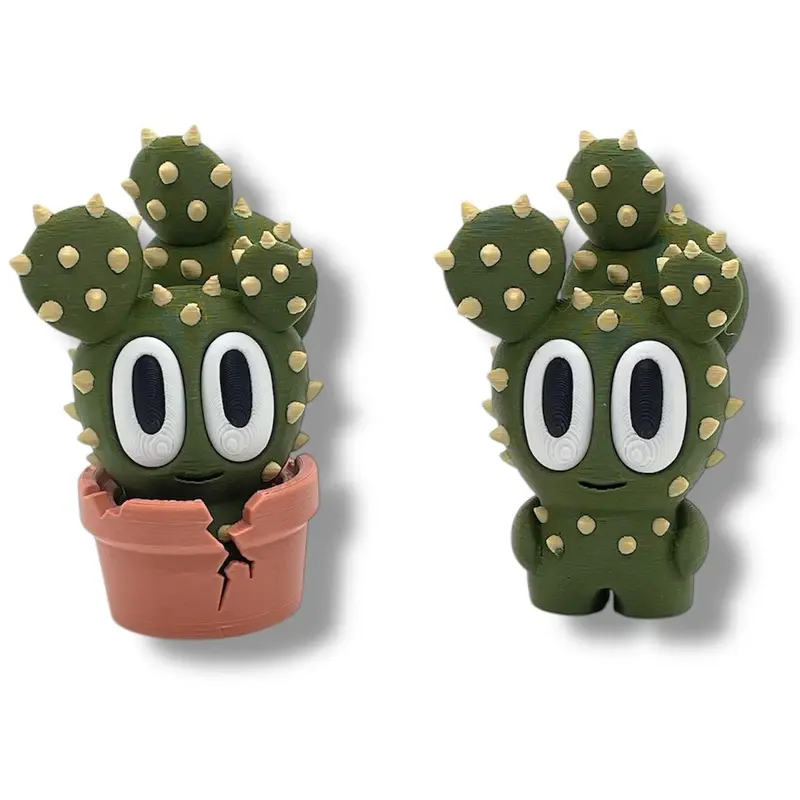 Blob Plants – 3D Printed Plant Cuties with Big Eyes and a Tiny Tush Collectible Figurines Home Decor