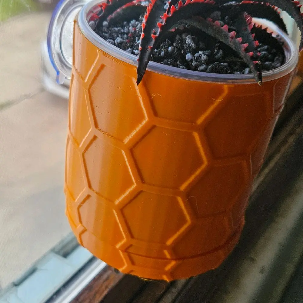The Keeper 4 inch Planter window suction petg magnetic drip tray 10 lbs
