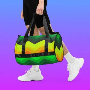 ZigZagZ: Colour Frequency #4 Gym Bag
