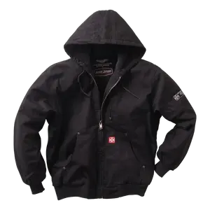 WCC HEAVY DUTY CANVAS WORK JACKET - BLACK