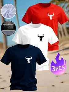 Men's Sporty Tie Dye T-Shirt Set, Streetwear Athletic Fashion Activewear Running Top, Breathable Quick-Dry Polyester, All-Season Fitted Short Sleeve Tee