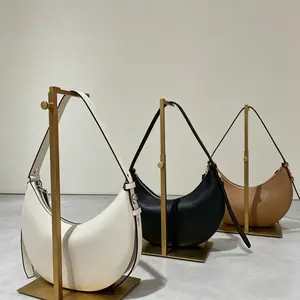 Leather Crescent Hobo Bag 2026| Adjustable Detachable Straps Crossbody & Shoulder Purse