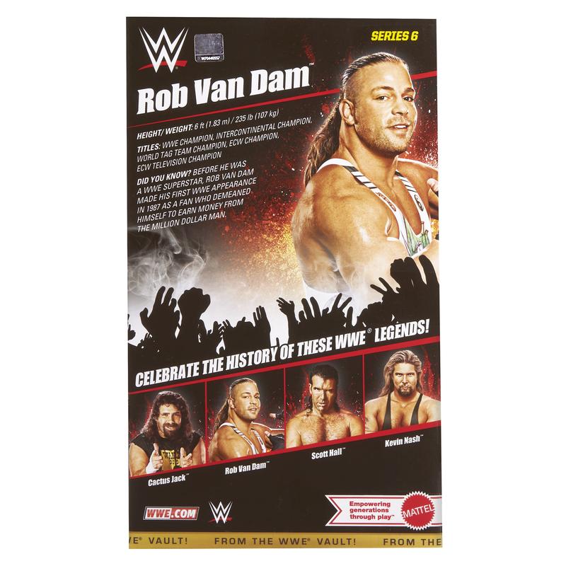 Rob Van Dam (RVD) (Green Dragon) - WWE From the Vault Ringside Exclusive Series 6 Mattel WWE Toy Wrestling Action Figure