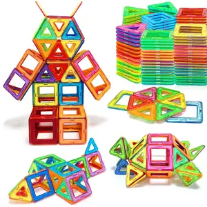 Random Color Tiles Magnetic Building Blocks, Stem Magnetic Blocks, 40pcs/80pcs Colorful Creative Constructor Set Toys, Sensory Montessori Toys, Educational Toys for Birthday Gifts