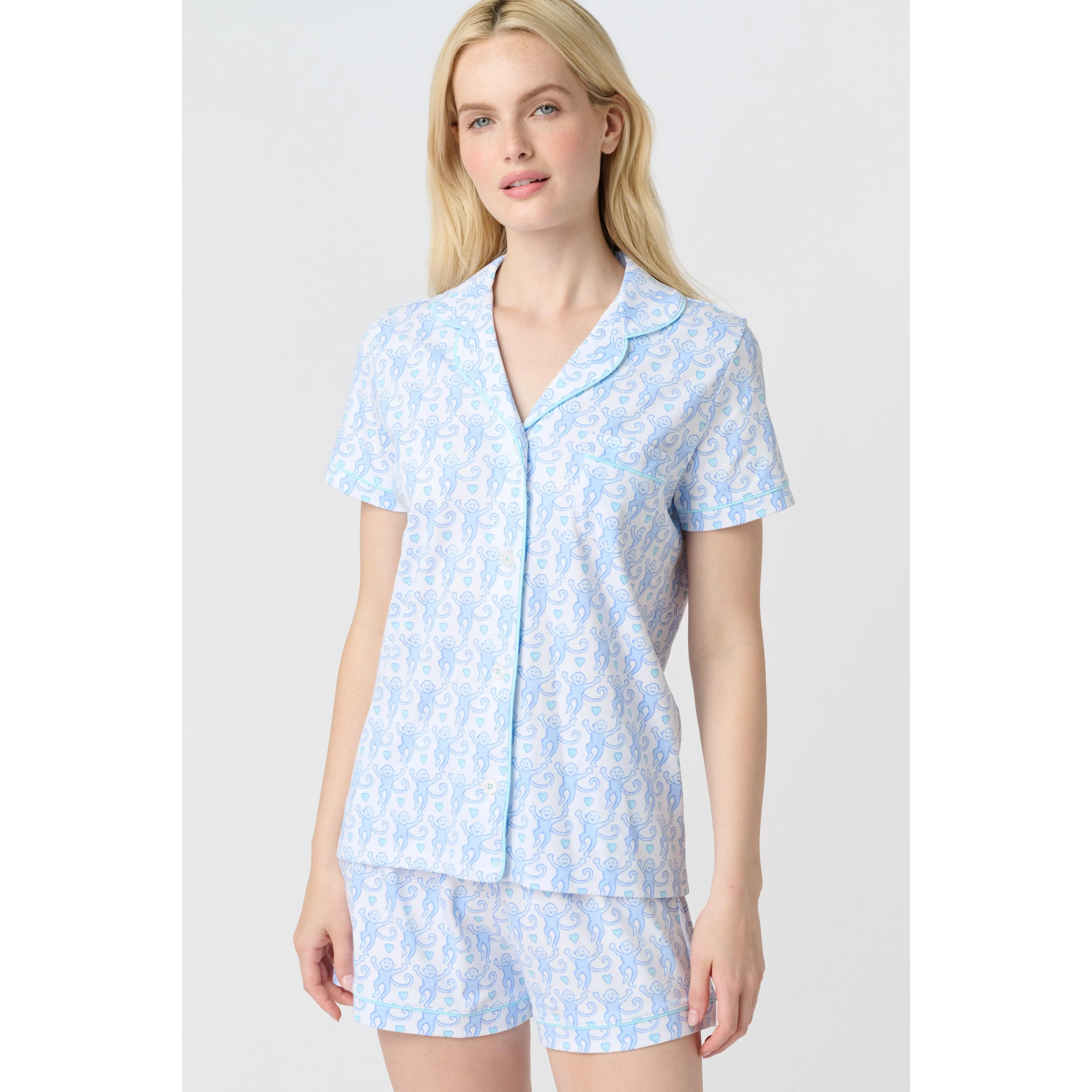 Lovely Monkey Polo Pajamas Lovely Monkey Polo Pajamas
