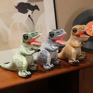 30cm Realistic Dinosaur Teddy Bear Plush Toy, Jurassic Tyrannosaurus Rex Soft Stuffed Animal, Perfect Gift for Kids, Bed Companion Decoration