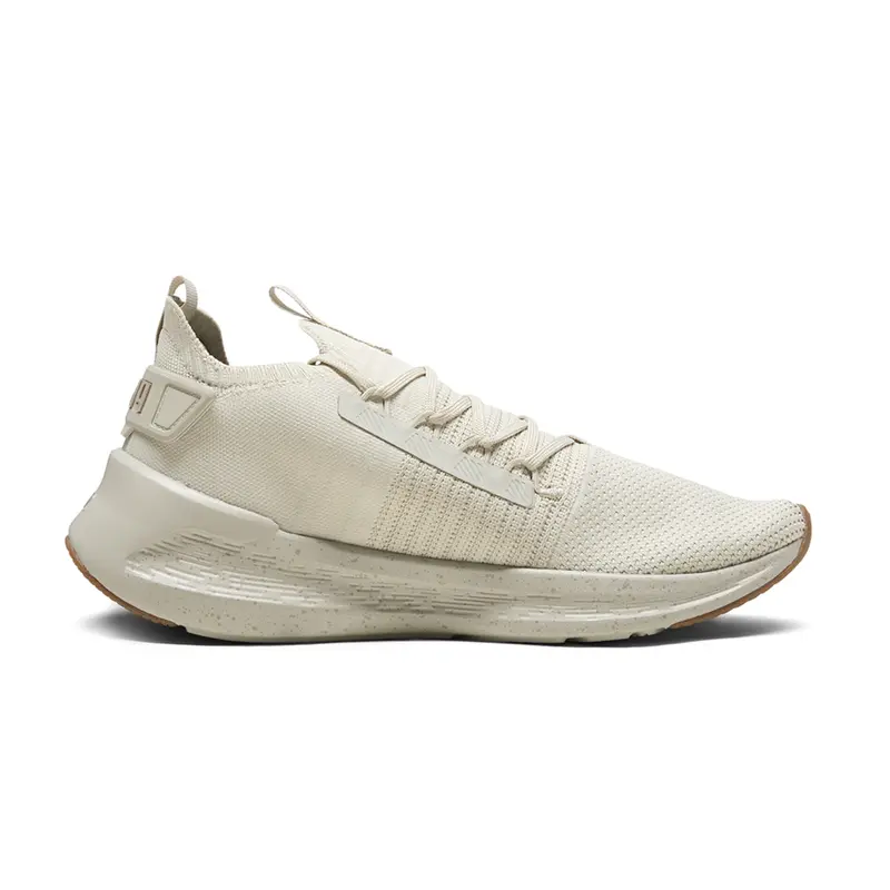 PUMA Mens Softride Symmetry Fuzion Speckle Lace Up Sneakers Shoes Casual - Beige