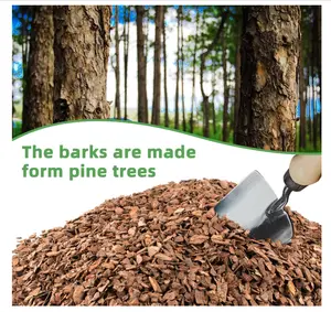 9 qt Organic Orchid Potting Bark -Natural Mulch for Potted Plants, Root Development of Orchid Plants and Garden Soil Amendment Mix