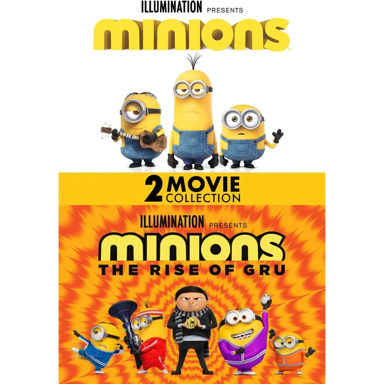 Minions: 2-Movie Collection  [DVD Video Disc] 2 Pack, Eco Amaray Case, Subtitled