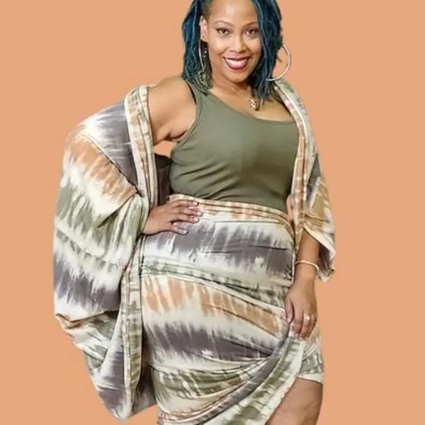 Zola Stretchy Draped Cocoon Shrug Reg + Plus Sizes S-5X