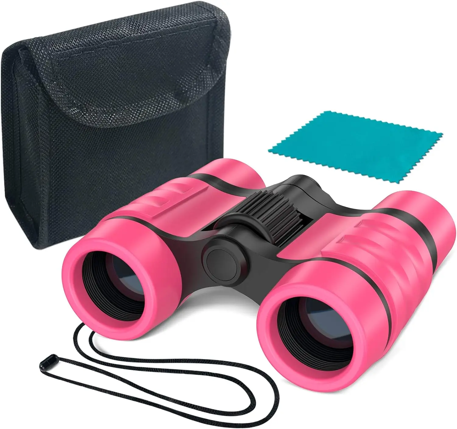Binoculars for Kids Toys Gifts for Age 3-12 Years Old Boys Girls Kids Telescope Outdoor Toys for Sports and Outside Play Hiking, Bird Watching, Travel, Camping, Birthday Presents (Mint Green)