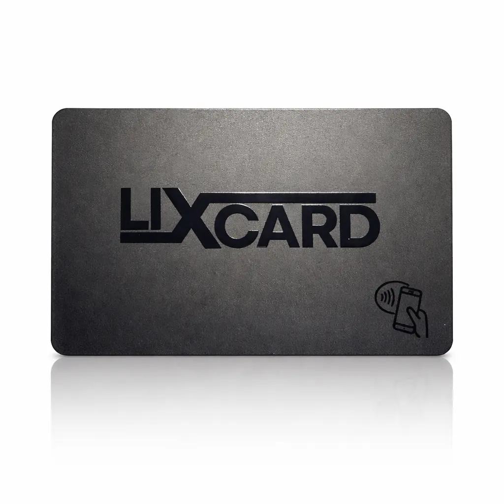 LIXCARD NFC Business Card - Office Stationery Card Stock with Mini Website, Contact Buttons, Social Media Links, Videos, About Us Section, Google Review Link, Payment Methods