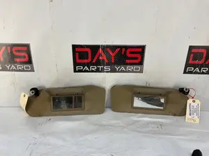 2002 Chevy Camaro Z28 RH & LH Sunvisor Sun Visor Shade Tan OEM