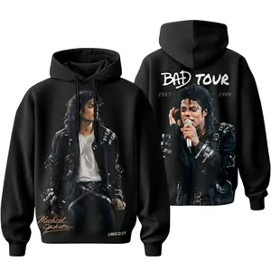 Michael Jackson 3D Hoodie AOP All Over Print – King of Pop Streetwear Pullover
