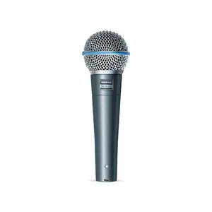 Shure BETA 58A Vocal Microphone - Single Element Supercardioid Dynamic Mic for Stage and Studio, Includes A25D Adjustable Stand Adapter, 5/8 to 3/8 (Euro) Thread Adapter and Storage Bag