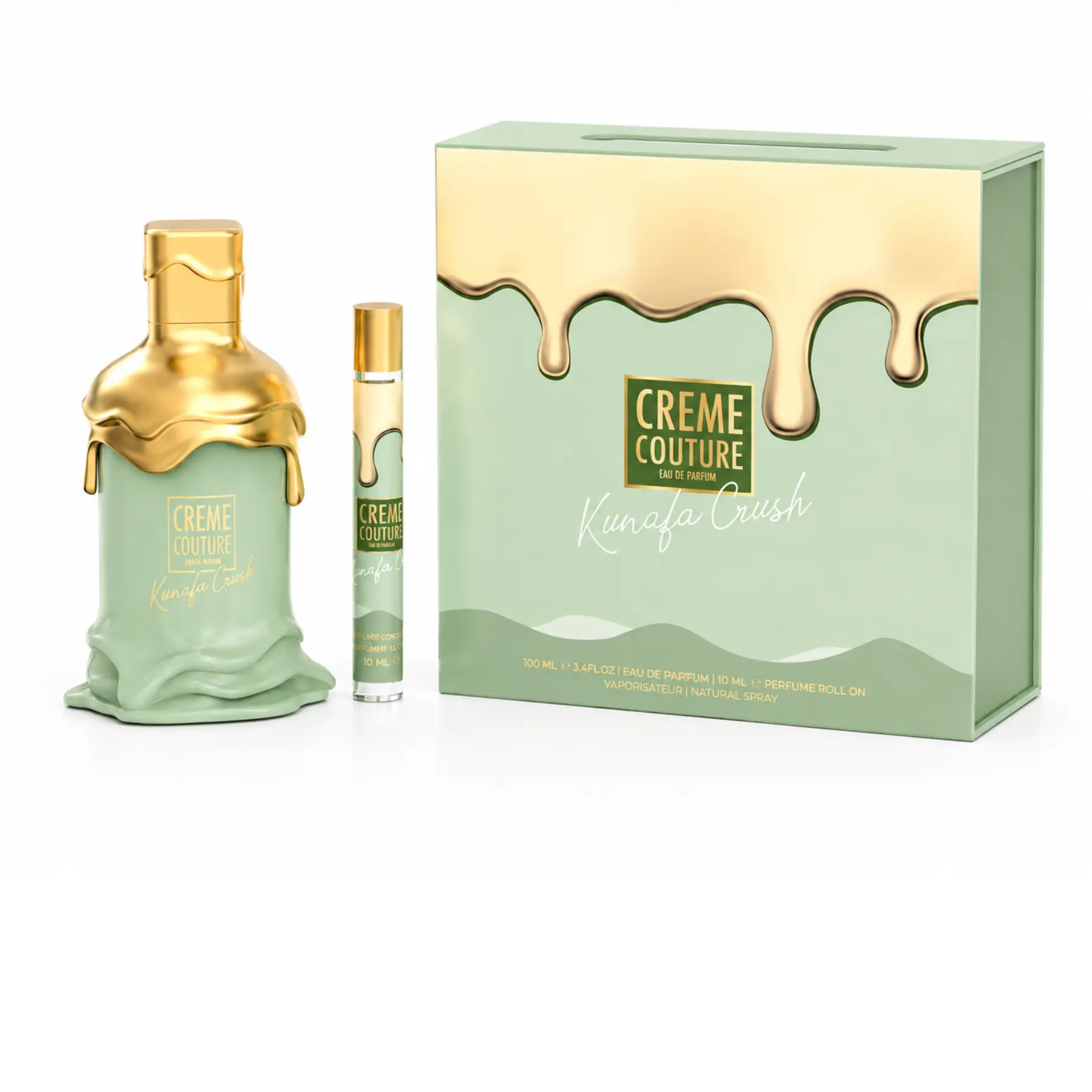 Creme Couture Kunafa Crush EDP 3.4oz + Roll On by Emper