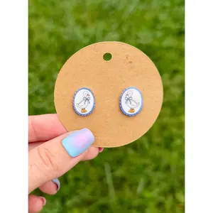 Handmade Earrings | Goose Themed