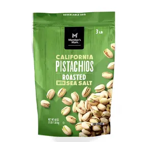 Member's Mark Roasted & Salted Pistachios Protein Nut Snack , 48 oz.