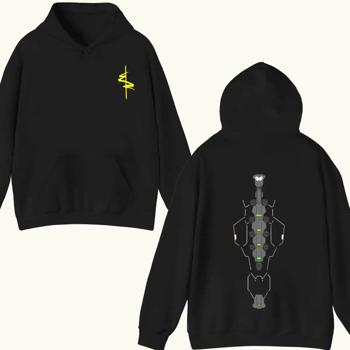 Edgerunner Sandevistan Cyberware Hoodie, Gaming Gift For Him