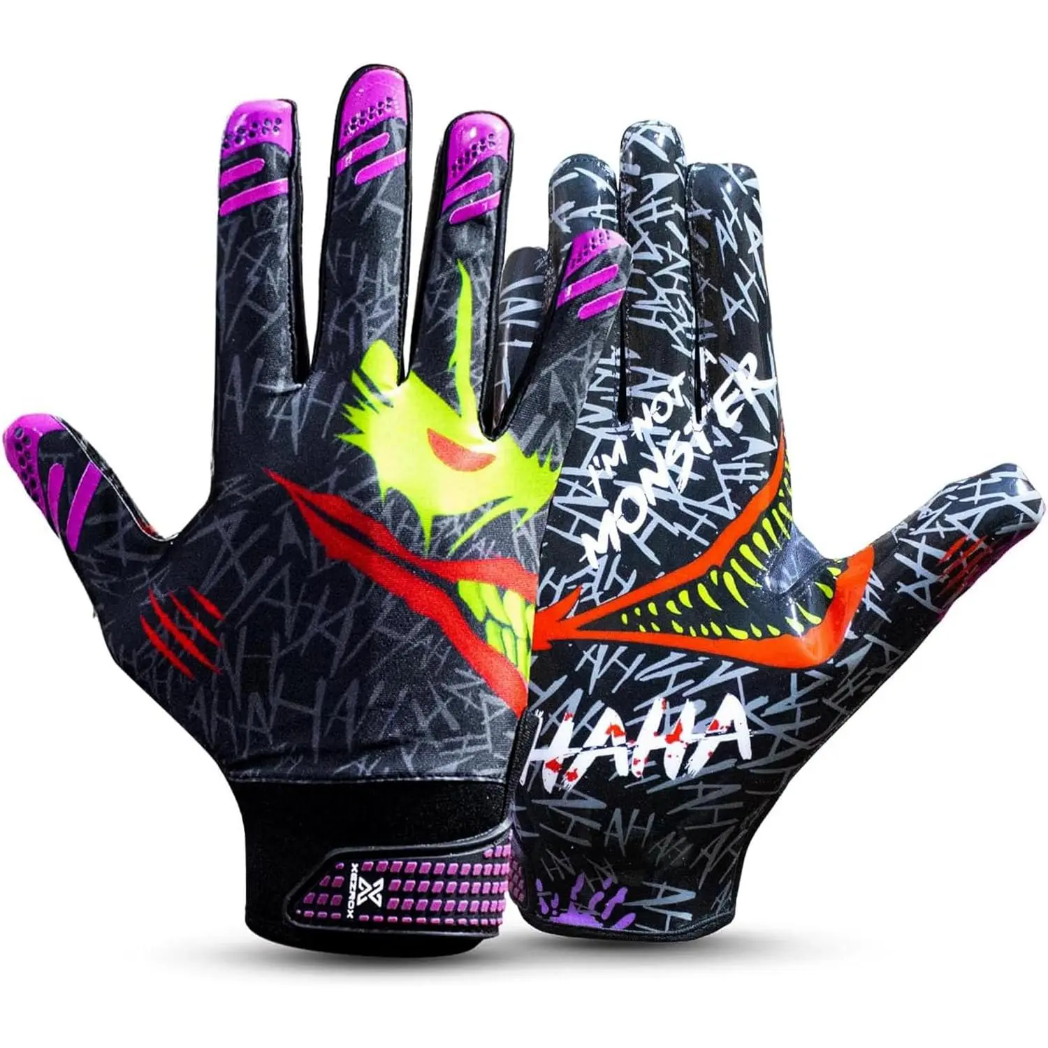 1.0 Football Gloves for Youth & Adult Sizes