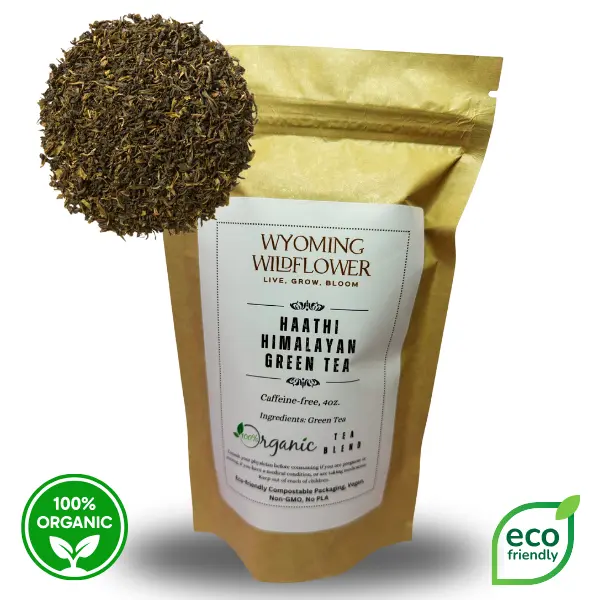 Haathi Himalayan Green Tea | Organic | Rich in Antioxidants | Immune Boost | Digestive Health | Mental Clarity | Metabolism Support