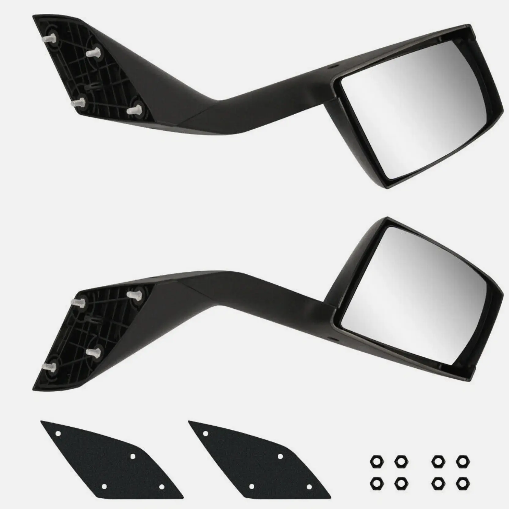 Black Hood Mirrors LH&RH Pair For Volvo VNL 2004-2017 Car Accessories Truck