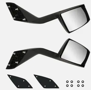 Black Hood Mirrors LH&RH Pair For Volvo VNL 2004-2017 Car Accessories Truck