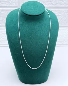 925 Silver POPCORN Chain. It is 1.3 mm Wide.