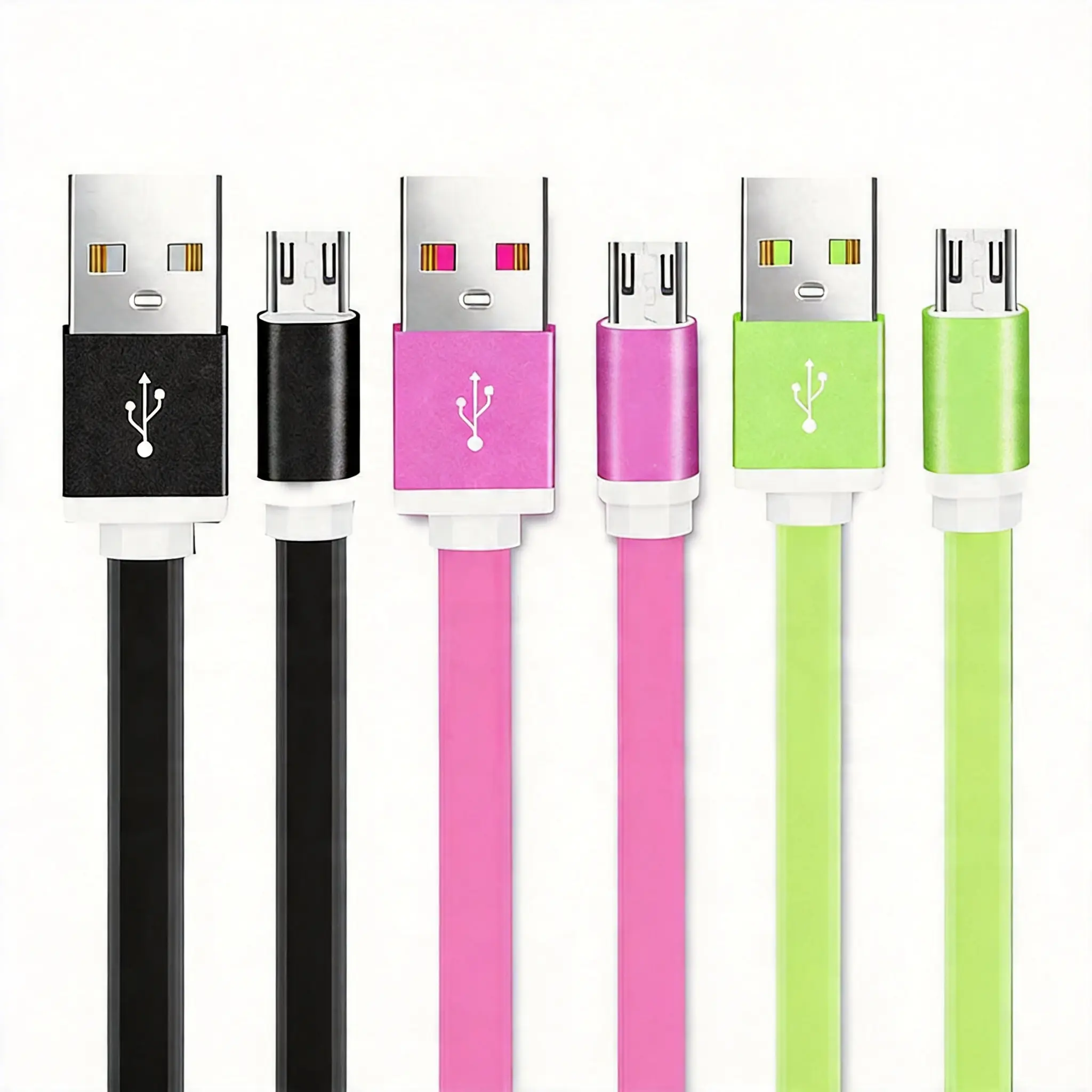 3-Pack 3.3ft Nylon Braided Micro USB 2.0 Cable with Enameled Wire & Resistance, 2Amp Charging Current, for PS4/PS4 Slim/Pro Controllers, Games, Smartphone, Cellphone, Tablets