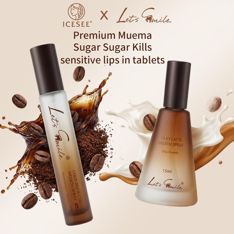 ICESEE Portable Pocket-Sized Breath Spray Rich Coffee Aroma Fresh Breath On-the-Go Instant Fresh 10ml 15ml Oral Care