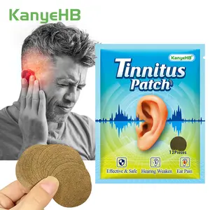 KanyeHB Ear Health Patch Non-Woven Fabric Helps solve Tinnitus Auditory Halluciation and Other Hearing Impairment Herbal Ingredients Non-Irritating