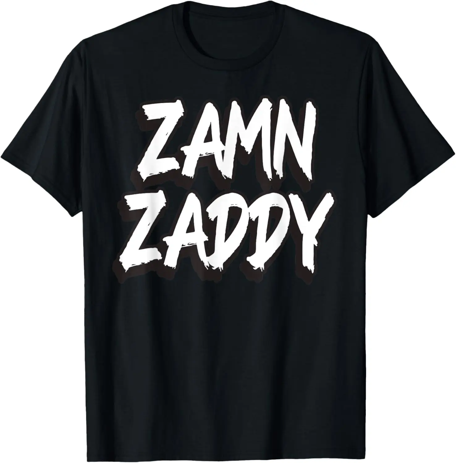 Zamn Zaddy Dank Meme Viral Quote Trendy Ironic Memes T-Shirt Pure Cotton Graphic Tees Menswear Top: Gifts for Men & Women