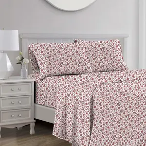 RT Designers Collection Edina 1000 Thread Count CVC Ultra Soft Sheet Set Mauve Queen
