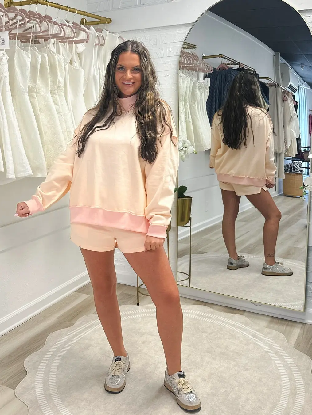 Pink Scuba Shorts