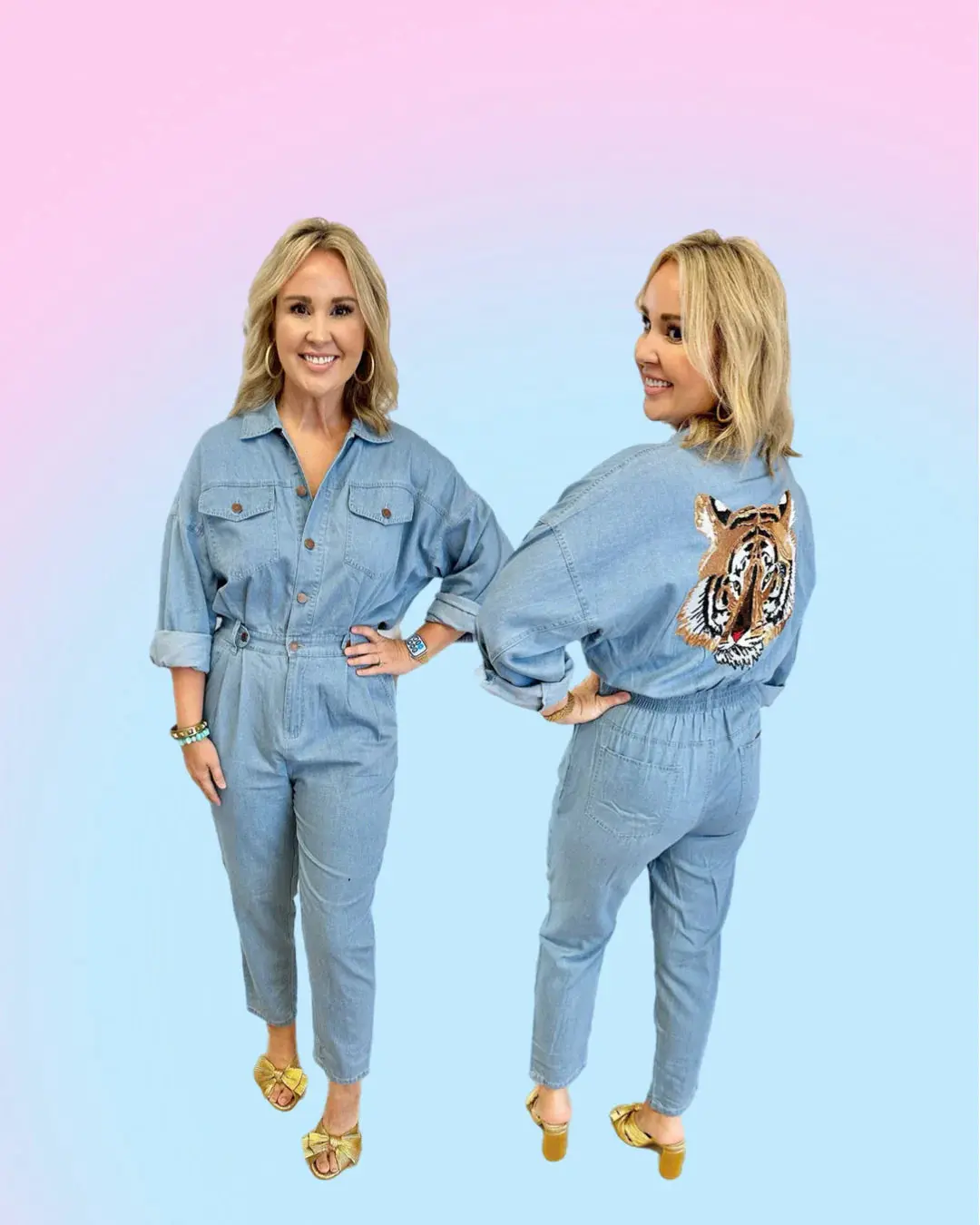 Tiger Denim Jumpsuit *was $230